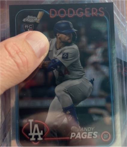 2024 Topps Chrome Update #USC148 Andy Pages Rookie Card — front