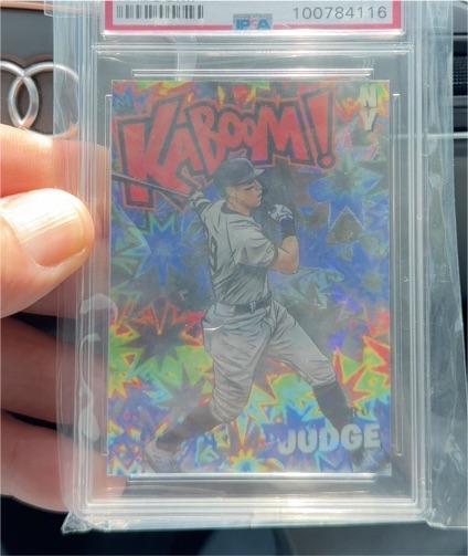 2022 Panini Absolute Kaboom! #K-AJ Aaron Judge — front
