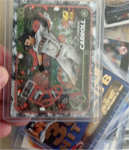 2024 Topps Holiday #H42 Corbin Carroll — front