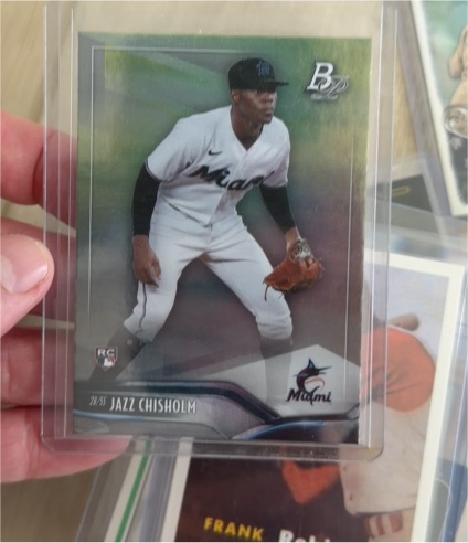 2021 Bowman Platinum #24 Jazz Chisholm — front