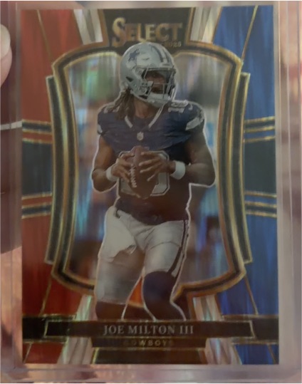 2025 Panini Select #196 Joe Milton III — front