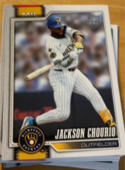 2026 Topps Series 2 #448 Jackson Chourio — front