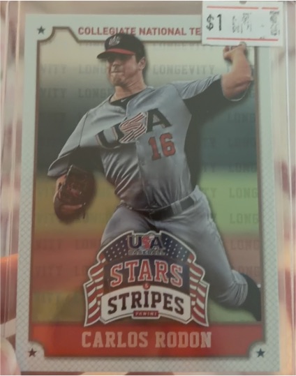 2015 Panini USA Stars & Stripes #18 Carlos Rodon — front