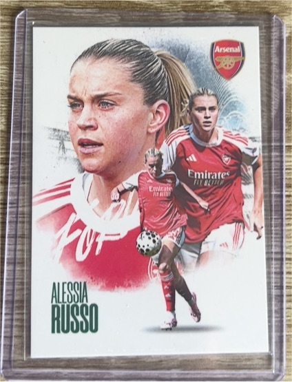 2025-26 Futera Club FX Arsenal Portrait #40 Alessia Russo — front