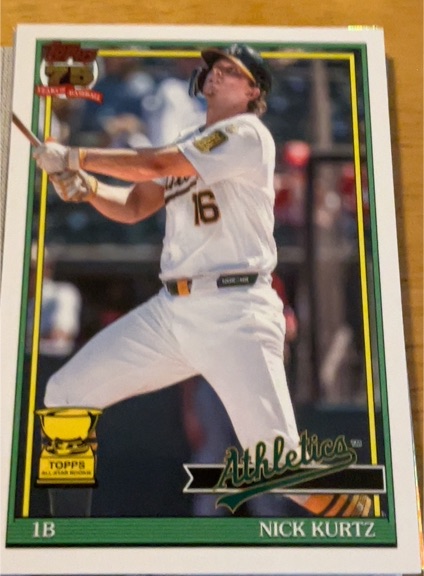2026 Topps Series 2 #91B2-24 Nick Kurtz — front