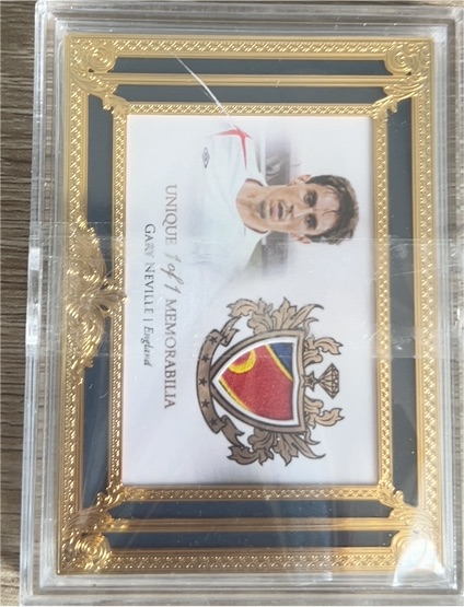 2022-23 Futera Unique #1/1 Gary Neville — front