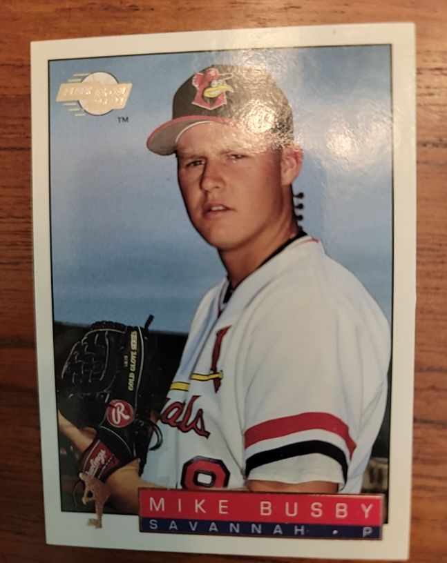 1993 Fleer Excel #263 Mike Busby — front