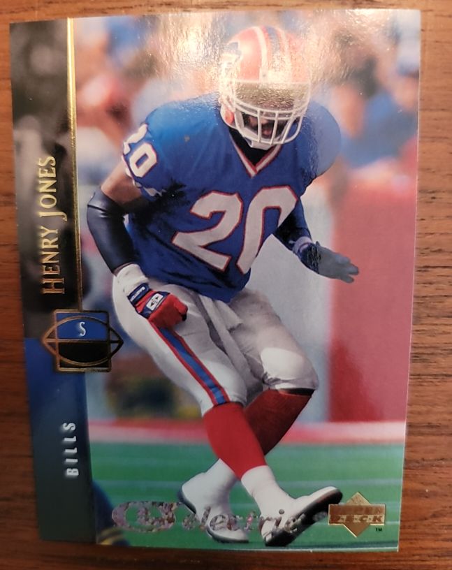 1994 Upper Deck #123 Henry Jones Buffalo Bills — front