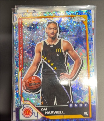 2025 Topps Chrome McDonald's All American #5 Zai Harwell — front