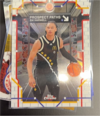 2025 Topps Chrome McDonald's All American #PP-5 Zai Harwell Prospect Paths — front