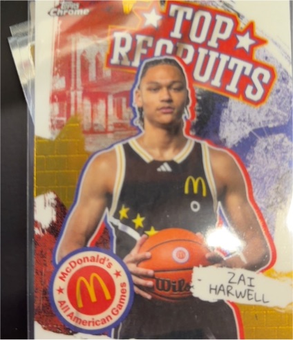 2025 Topps Chrome McDonald's All American Top Recruits #TP-5 Zai Harwell — front