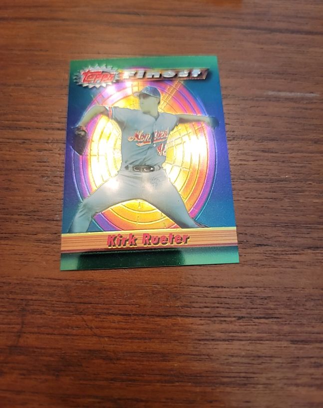 1994 Topps Finest #9 Kirk Rueter — front
