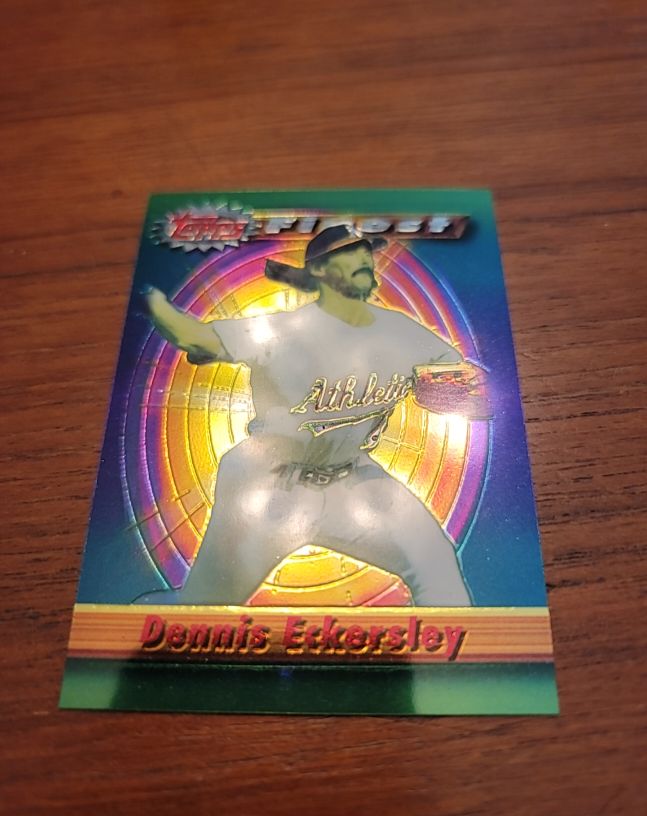 1994 Topps Finest #206 Dennis Eckersley — front