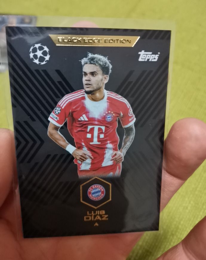 2024-25 Topps Black Edge Edition #BE8 Luis Diaz — front