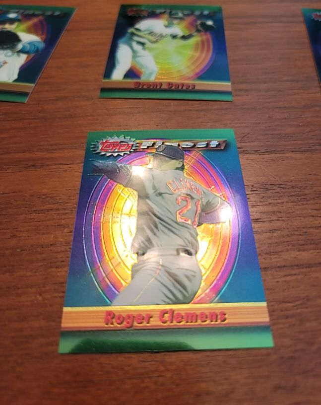 1994 Topps Finest #217 Roger Clemens — front