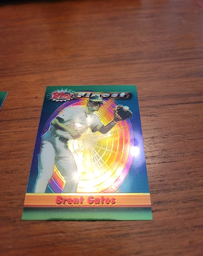 1994 Topps Finest #7 Brent Gates — front