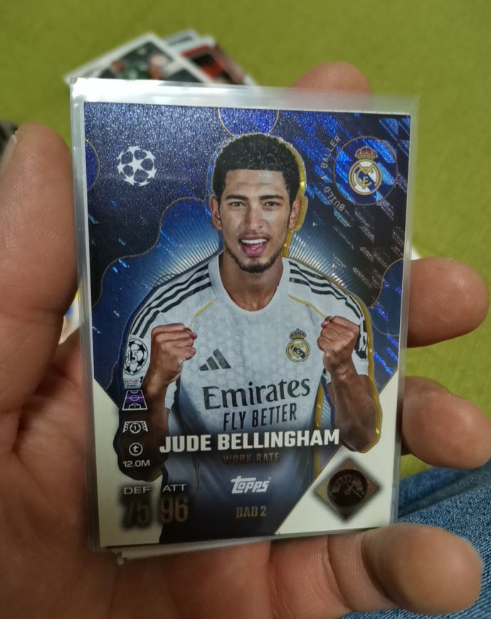 2025 Topps Match Attax UEFA Club Competitions Build A Baller #BAB2 Jude Bellingham — front