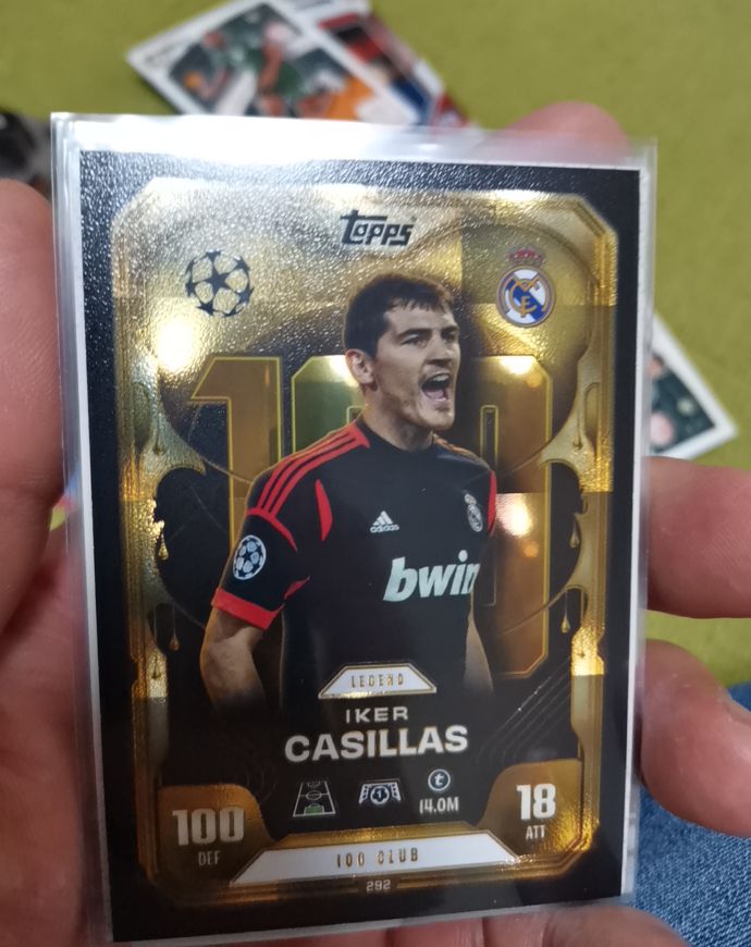 2025 Topps Match Attax CL Extra #292 Iker Casillas — front