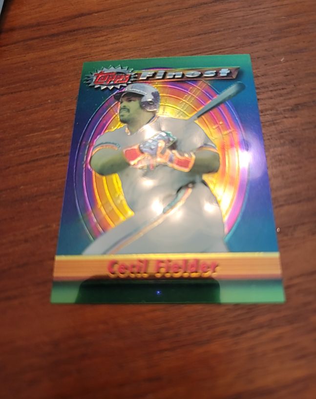1994 Topps Finest #219 Cecil Fielder — front