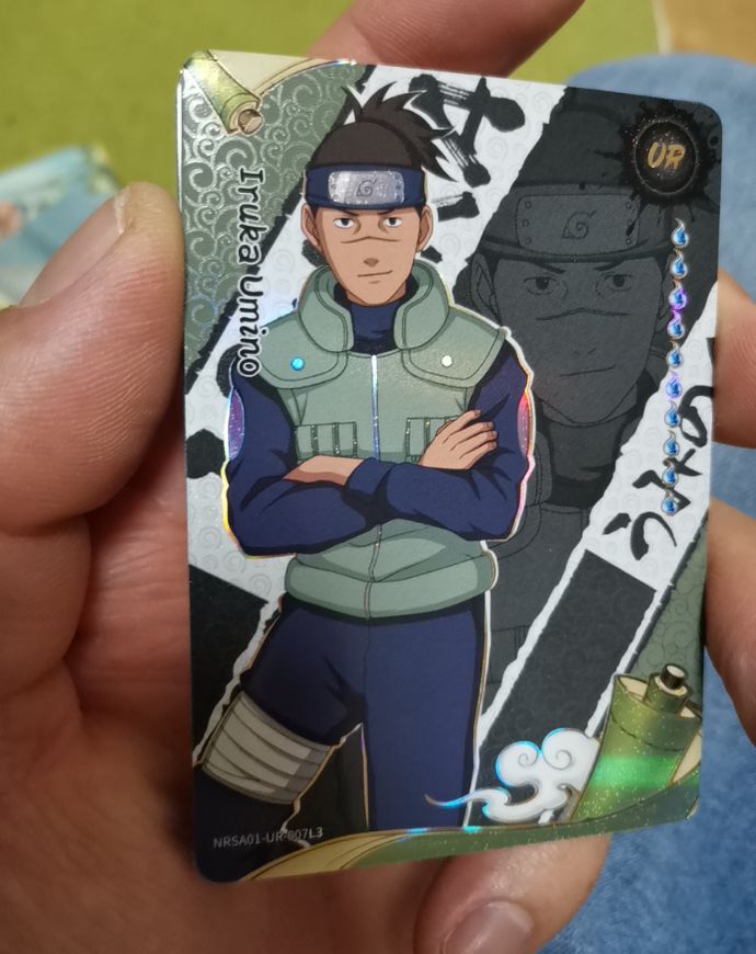 2025 Kayou Naruto Heaven Scroll NRSA01-UR-007L3 Iruka Umino — front