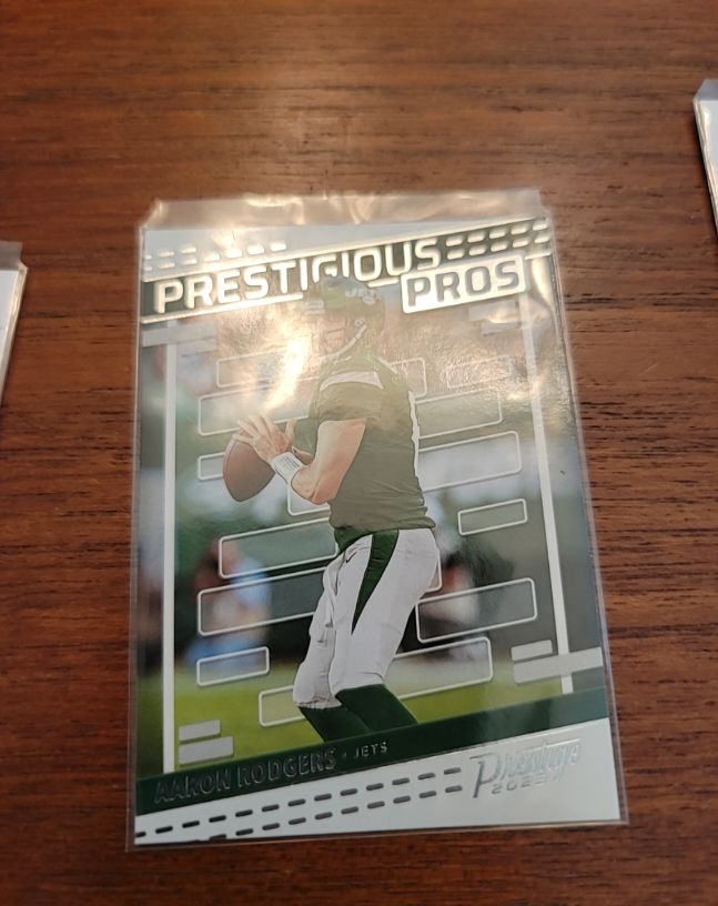 2023 Panini Prestige Prestigious Pros #PP-9 Aaron Rodgers — front