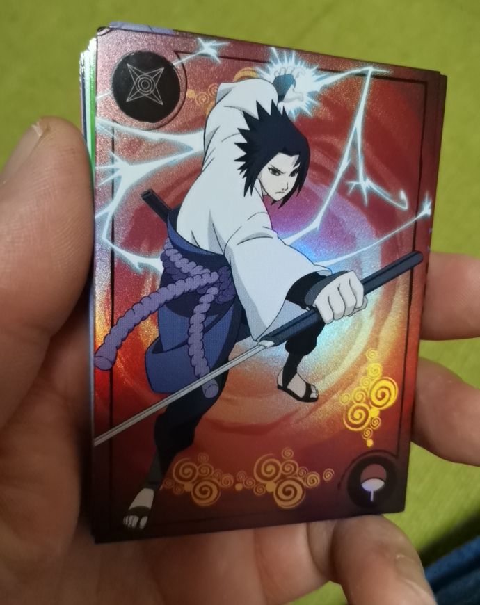 Naruto Kayou Trading Card NR-R-030 Sasuke Uchiha — front