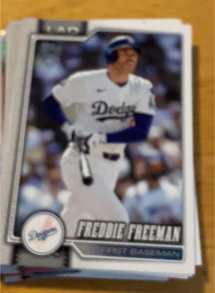 2026 Topps #700 Freddie Freeman — front