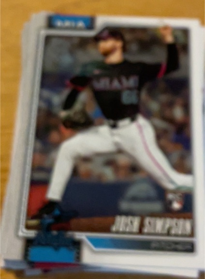 2023 Topps #321 Josh Simpson — front