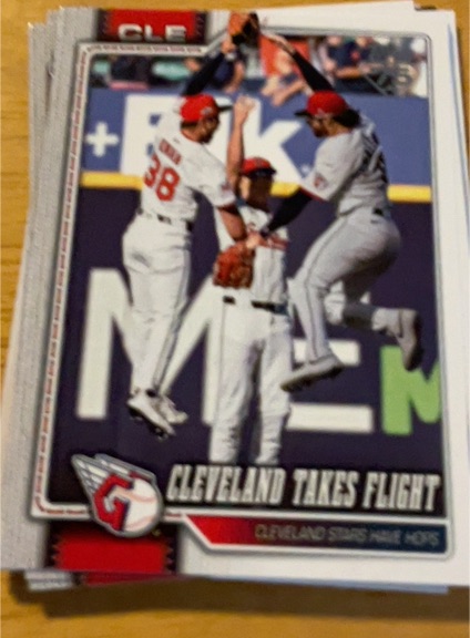 2026 Topps Series 2 #548 Cleveland Takes Flight — front