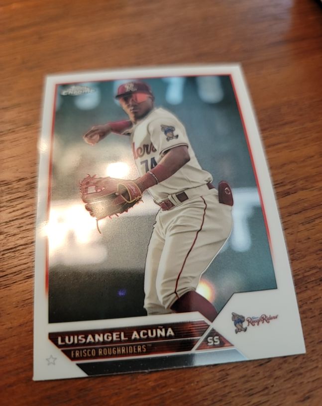 2023 Topps Pro Debut Chrome #PDC-152 Luisangel Acuña — front