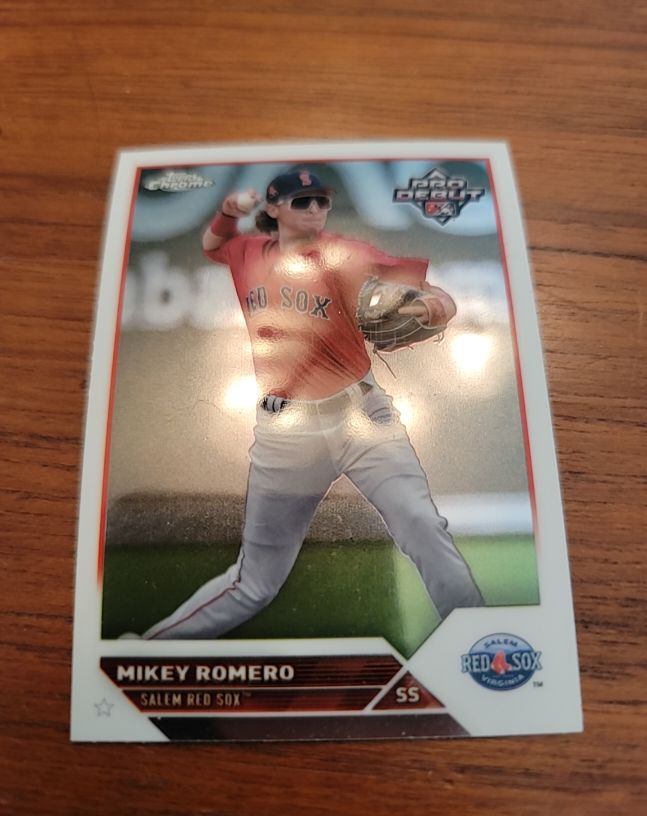 2023 Topps Pro Debut Chrome #PDC-45 Mikey Romero — front