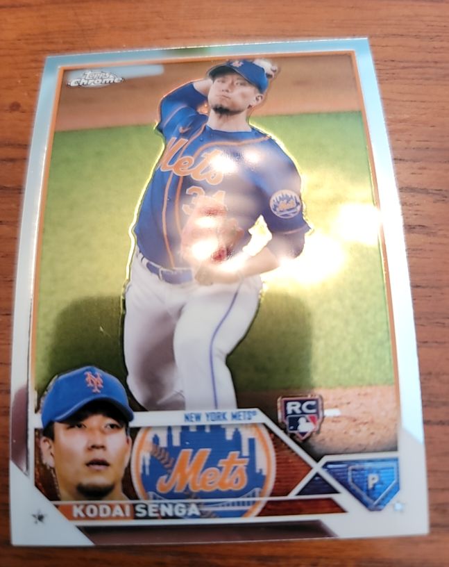 2023 Topps Chrome #217 Kodai Senga RC New York Mets — front