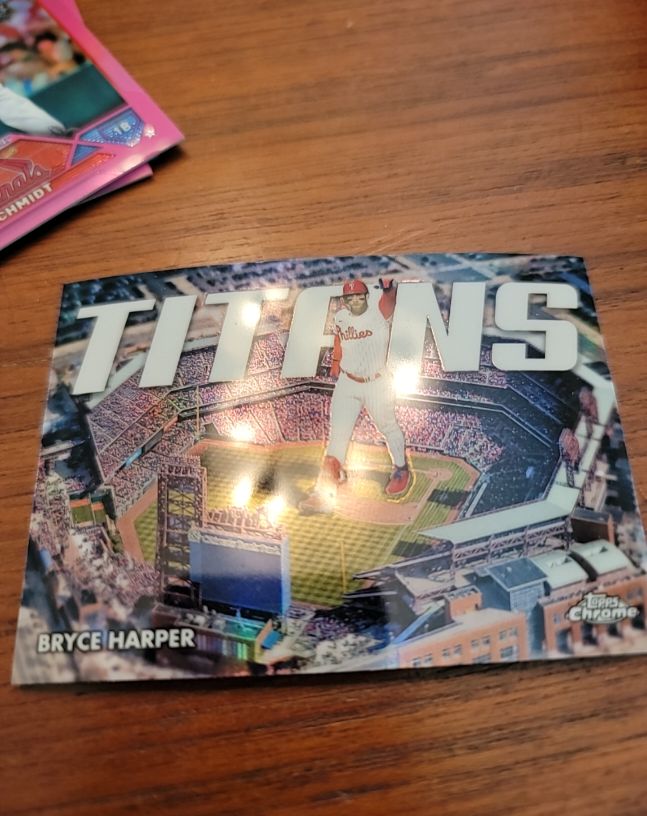 2023 Topps Chrome Titans #CT-2 Bryce Harper — front