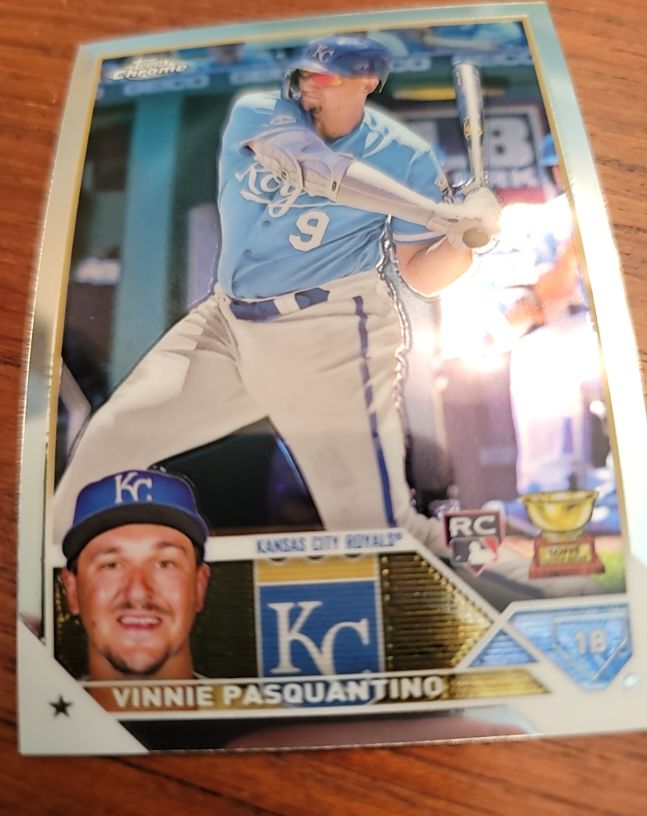 2023 Topps Chrome #119 Vinnie Pasquantino — front