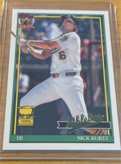2026 Topps Series 2 1991 Topps #91B2-24 Nick Kurtz — front