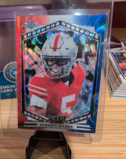 2022 Leaf Metal Draft #P-GW1 Garrett Wilson — front