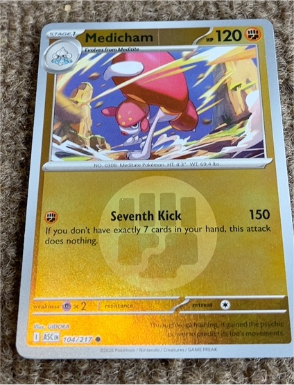 2022 Pokémon Ascended Heroes #104 Medicham — front