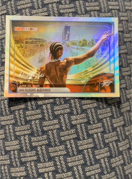 2025-26 Topps NBA Hoops #268 Shai Gilgeous-Alexander — front