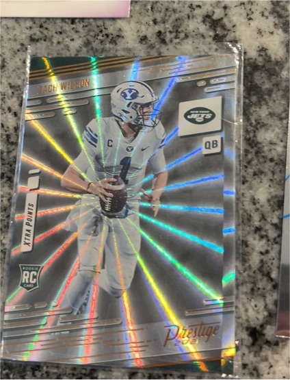 2021 Panini Prestige #202 Zach Wilson Xtra Points — front