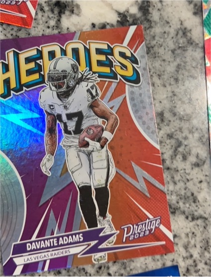 2023 Panini Prestige Heroes #H-11 Davante Adams — front