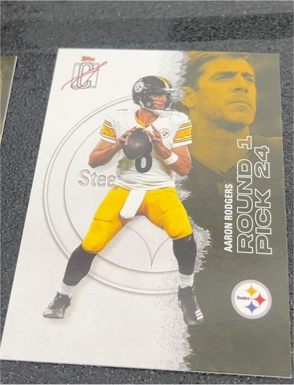 2025 Topps Signature Class #44 Aaron Rodgers — front