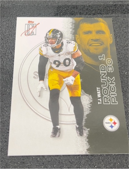 2025 Topps Signature Class #96 T.J. Watt — front