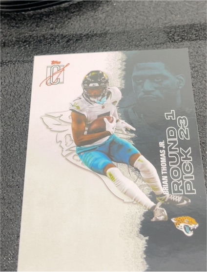 2025 Topps Signature Class #79 Brian Thomas Jr. — front
