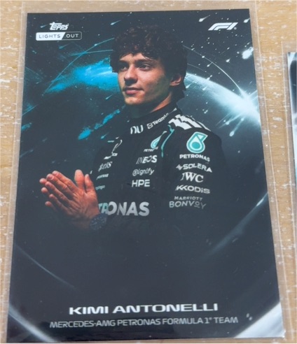 2025 Topps Lights Out F1 Kimi Antonelli — front