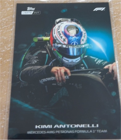 2026 Topps Lights Out Kimi Antonelli Mercedes AMG Petronas Formula 1 Team — front
