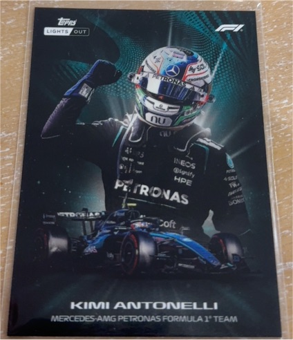 2025 Topps F1 Lights Out Kimi Antonelli — front