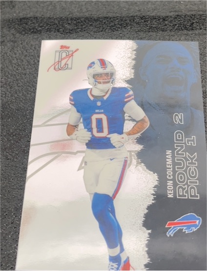 2025 Topps Signature Class #64 Keon Coleman — front