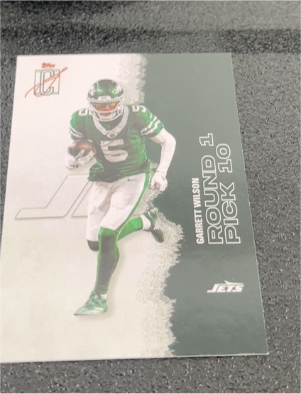 2024 Topps Garrett Wilson Round 2 Pick 10 #41 — front