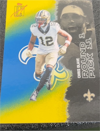 2025 Topps Signature Class #39 Chris Olave — front