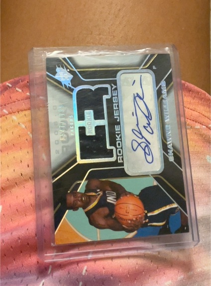 2006-07 Upper Deck SPx #135 Shawne Williams Rookie Jersey Auto — front
